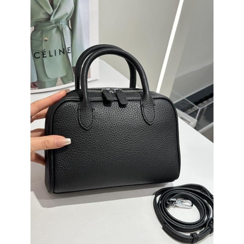 Сумка через плечо, Сумка-боулинг, Мини-сумка-подушка, Женская сумка из натуральной кожи, Элегантная сумка Boston