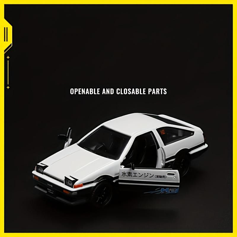 1:37 Scale for TOYOTA AE86 H2 New Energy Car White Alloy Car Model Simulation Static Collection Ornaments Children s Toys Christmas New Year Gifts