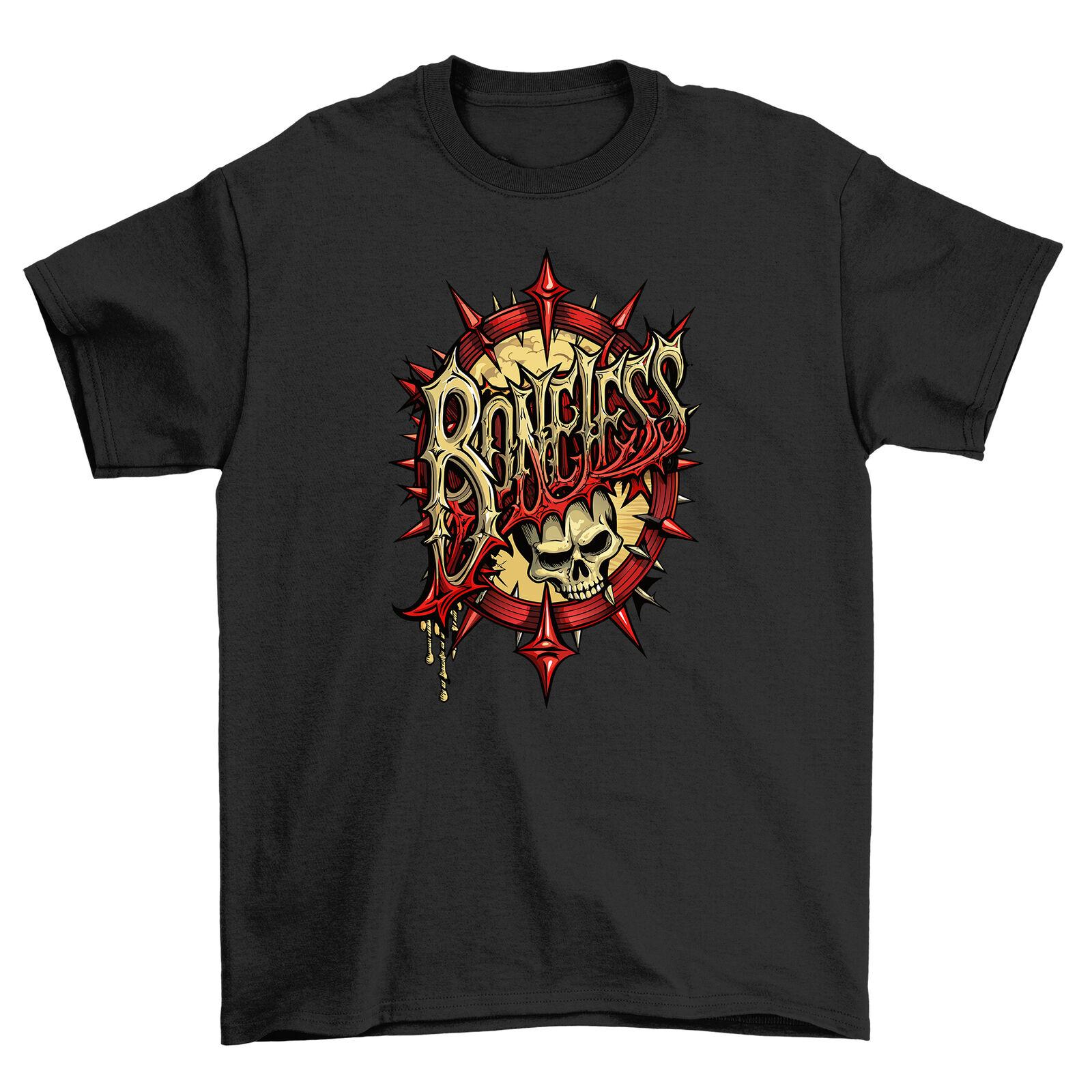 Gothic_4 Skull and Crossbones T-Shirt Mens Womens Tees Top - Funny and Spooky! Unisex Printed Desig L