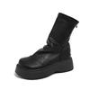 Skinny boots Martin boots children's 2025 autumn new single boots show legs versatile British thick-soled small fashion boots