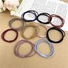 The Basic High-elasticity Solid Is Simple and Tied In Four-in-one, Durable and Not Easy To Break the Hair Ring