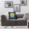 Buen Camino De Santiago Square Pillow Covers Polyester Seat Pilgrim Cushion Cover Funny Decor Throw Pillow Case 40*40