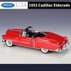Welly 1:24 Cadillac Eldorado Alloy Sports Car Model Diecast Metal Classic Retro Old Vehicles Car Model High Simulation Kids Gift