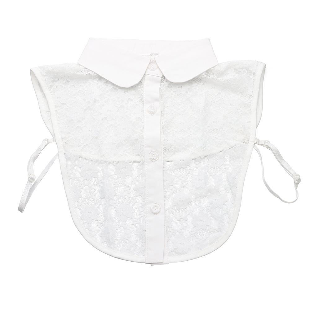 Fashion Solid Shirt Blouse False Collar Detachable Lace Clothes Accessories
