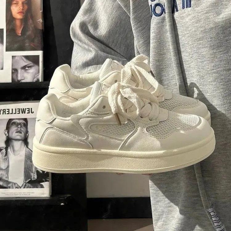 Fashion 2025 Small White Shoes Spring Women Fashion New Casual Shoes Board Shoes Korean Version of Students Lightning Soft Sole