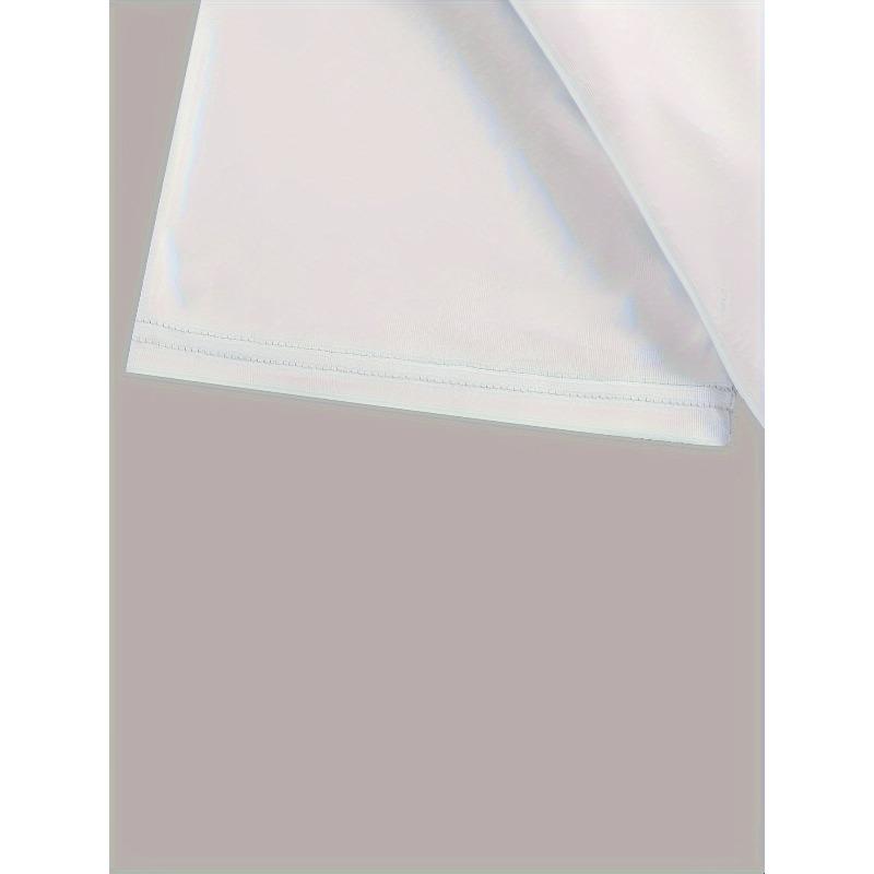 T-shirt Graphique Cerises Argentées Taille Européenne, Manches Courtes Col Rond Haut Décontracté pour l'Été et le Printemps, Vêtements pour Femmes