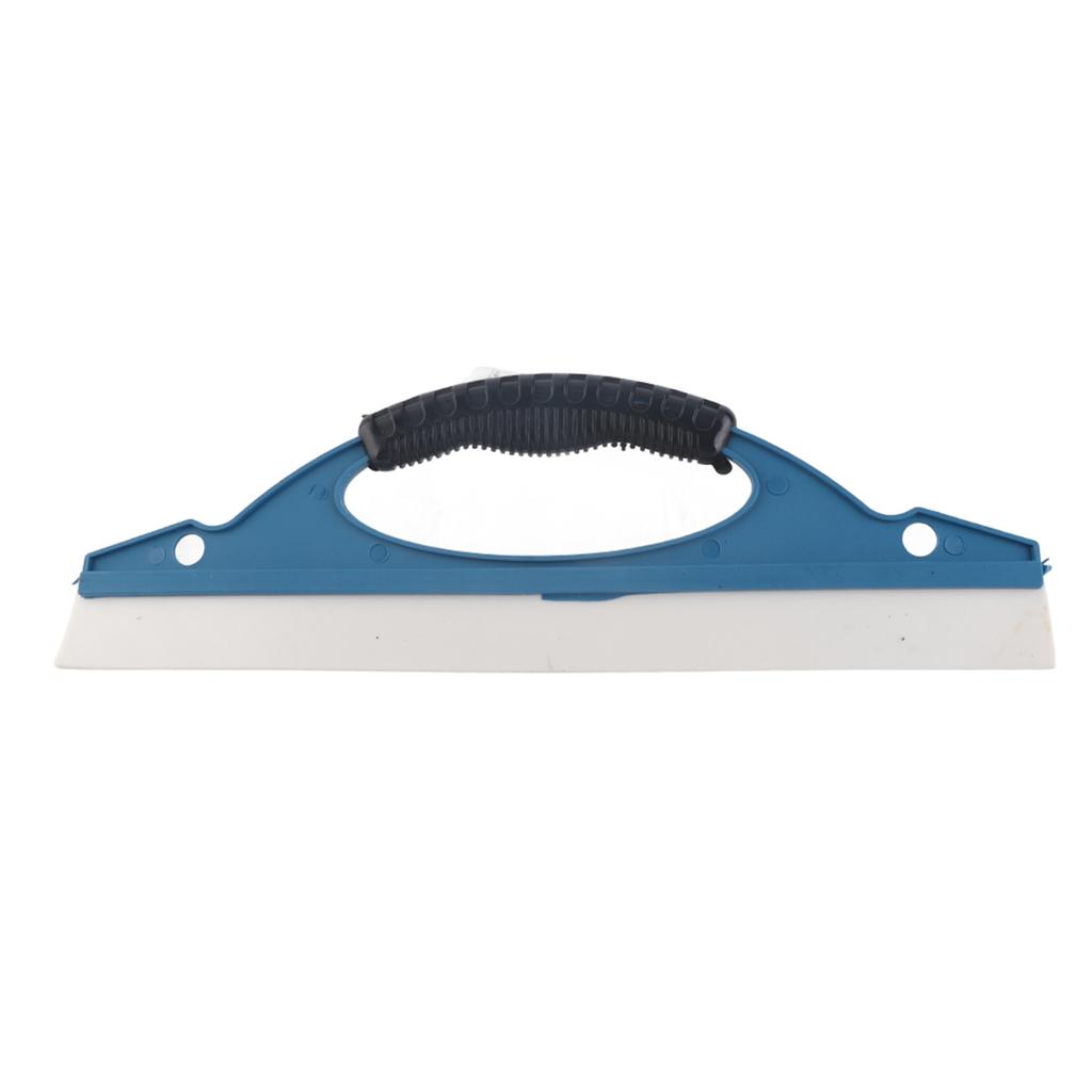 Shower Door Squeegee, Silicone Wiper with Ergonomic Handle, Multi-purpose Wiper Blade for Shower Doors, Tiles,