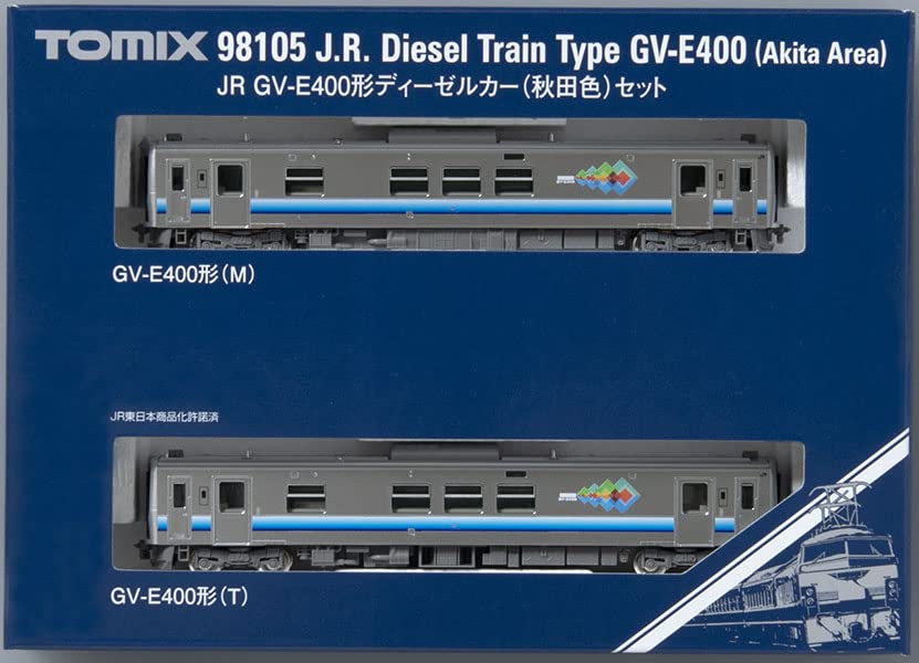 TOMIX N Gauge JR Type Akita Color Set 98105 Railway Model Diesel Car GV-E400