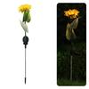 1 head Sunflower Lights Solar Flower Lights Outdoor Garden Lamps Waterproof Decorative Stake Lights for Landscape Yard Patio