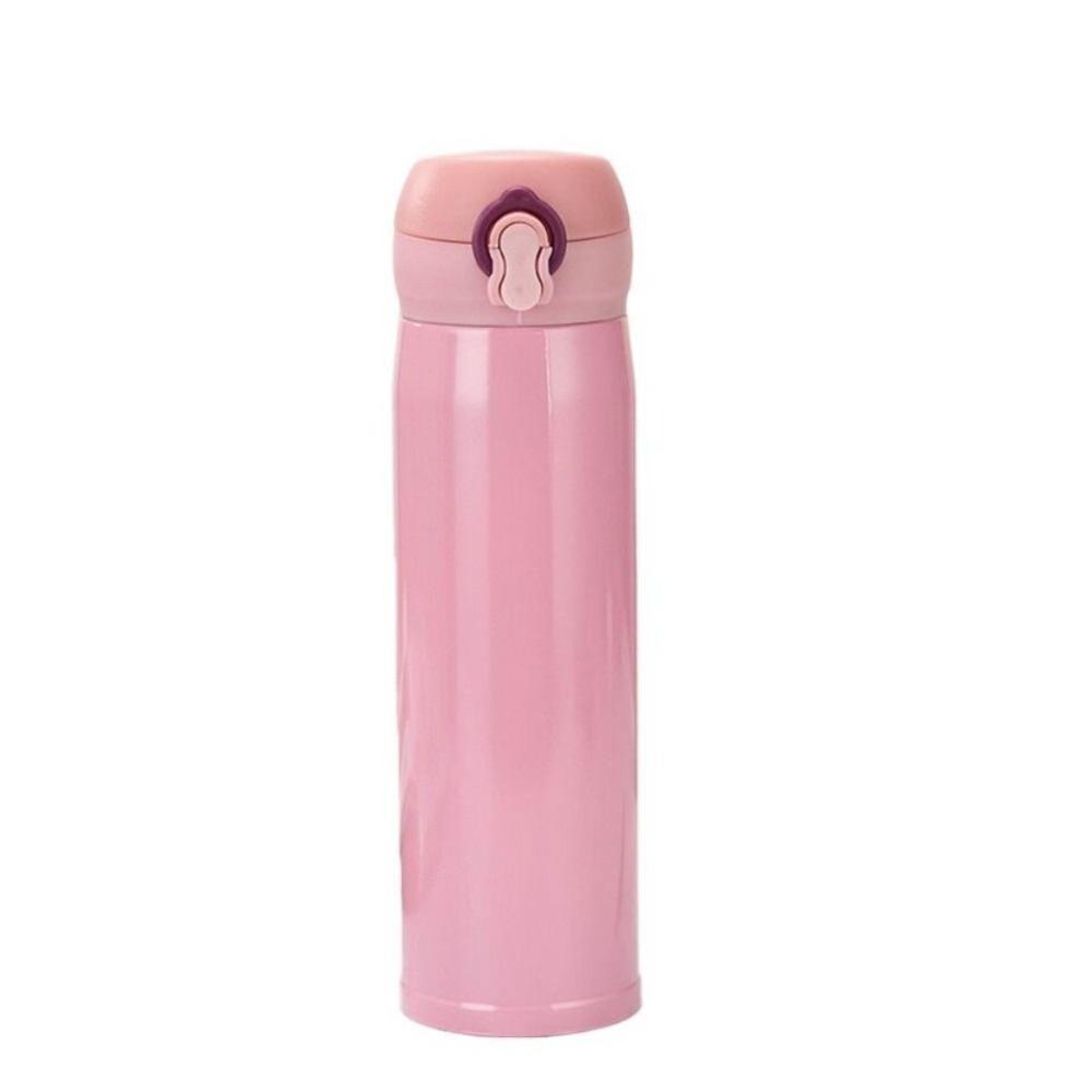 Bilayer Vacuum Insulated Cup 500ML Bouncing Cup Portable Water Cup