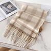 Thick Warm Winter Plaid Scarf Windproof Shawl Wrap Fashion Wool Scarf