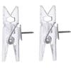 Transparent Plastic Clips: Creative Pushpins for DIY, Photos, Cork Boards