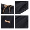 Autumn Winter Men's Black Straight Wide Leg Jeans High Street Loose Fit Denim Pants Casual Trousers Street Style
