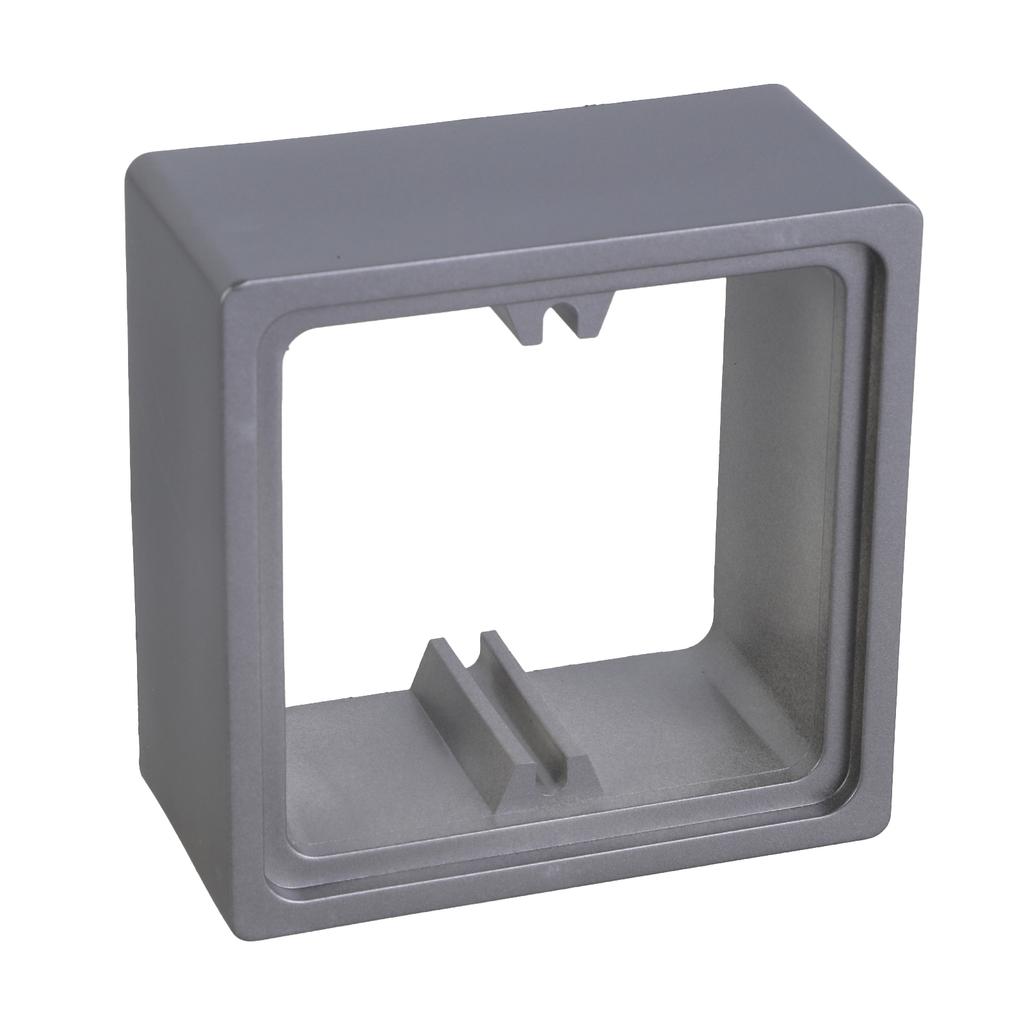 2Pcs Black Plastic Light Switches Cover Plates Self Adhesive Square Shape Wall Switches Stickers for Home Decoration