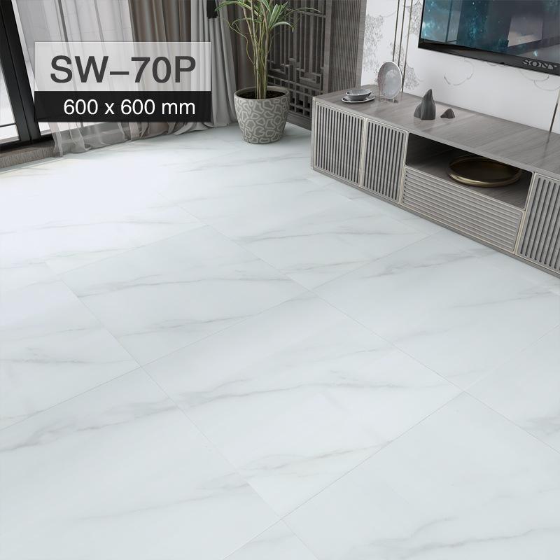 10/20pcs 60*60cm PVC Marble Self-adhesive Wearproof Floor Sticker Waterproof Bathroom Decor Hom Home Decor