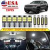 15X White LED Interior Lights Package Kit For 2011- Jeep Grand Cherokee+Tool
