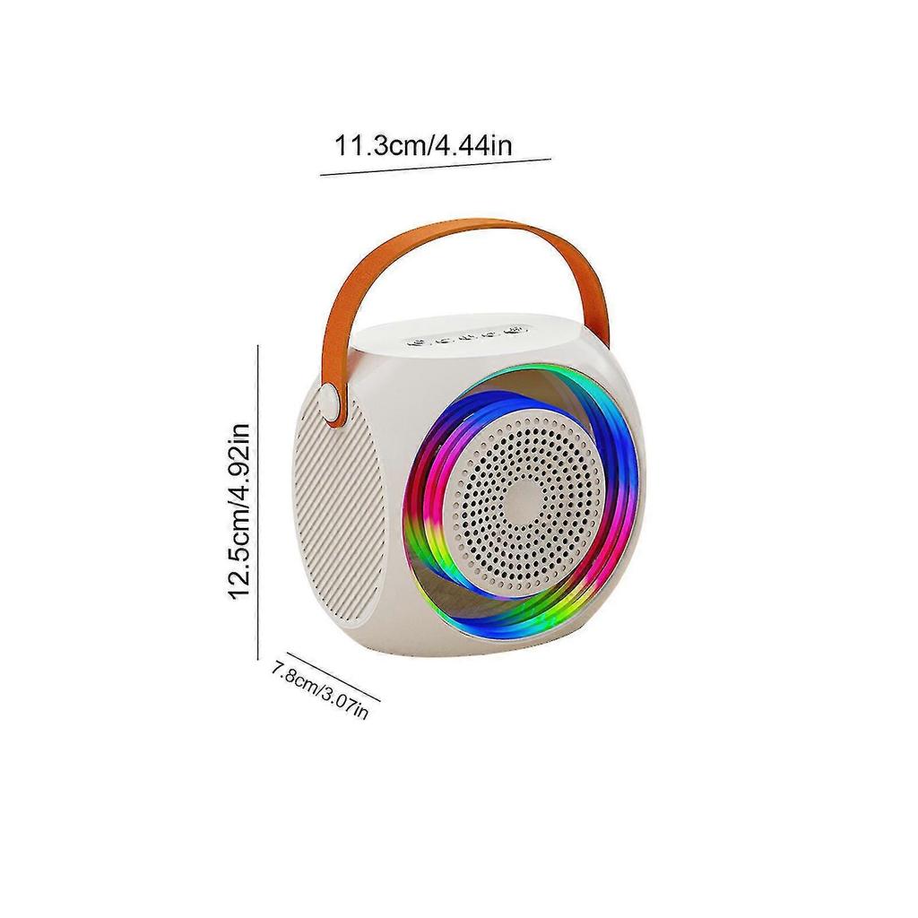 Colorful light and audio allinone highquality dualmic singalong ultralong battery life portable Bluetooth portable audio