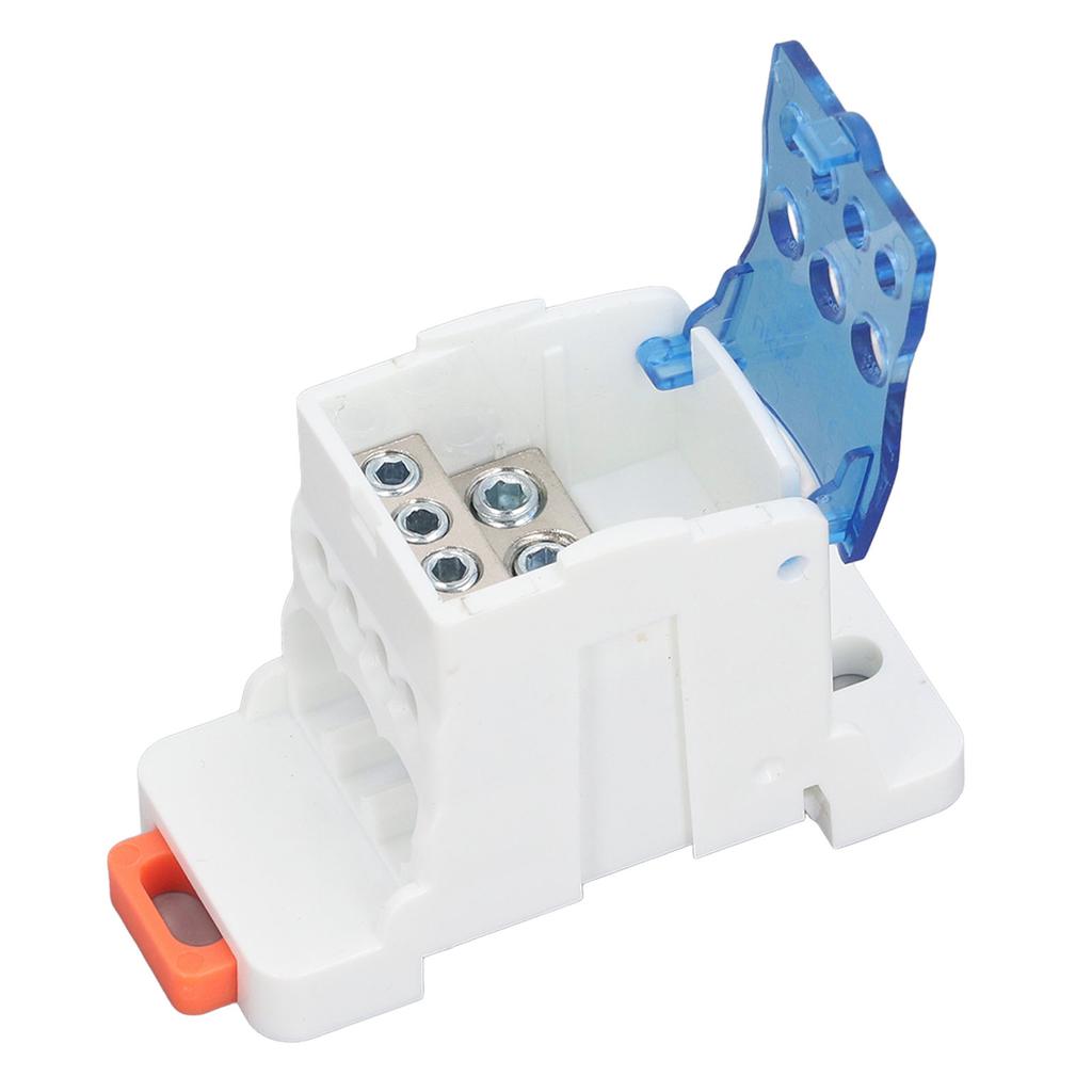 UKK80A Terminal Block Power Junction Box DIN Rail Mount Universal Electric Wire Splitter
