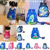 Adorable Cartoon Hard Shell Backpack For Kids With Playful Designs In Blue And Pink