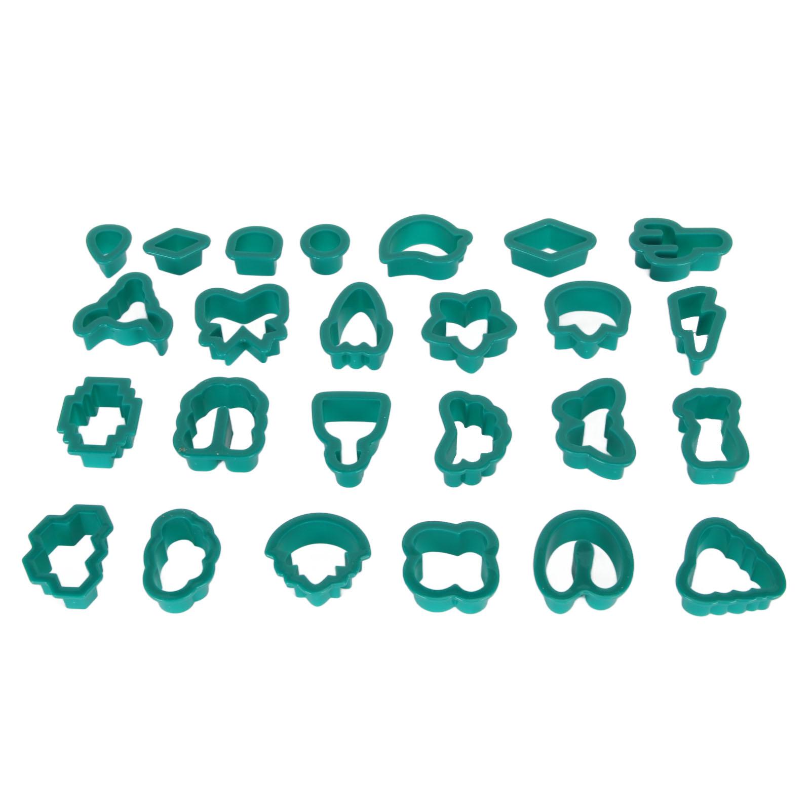 193pcs Clay Earring Cutters 25 Shapes Clay Cutters for Key Rings Necklaces