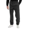 Mens Heather Pleated Straight Trousers