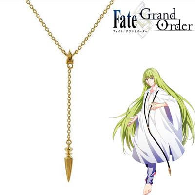 Spiel Fate Enkidu Cosplay Halskette Unisex Halsband Goldlegierung Kette Pfeil Anhänger Schmuck Hip-Pop Klassisches Accessoire Requisit Geschenk