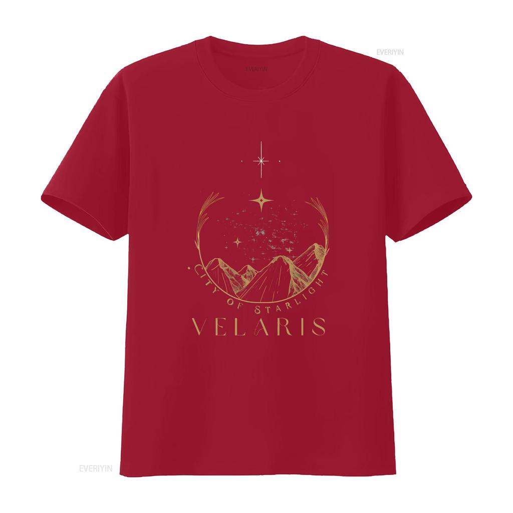 Velaris T-Shirt für die Sterne, die zuhören, und Träume, die beantwortet werden Nachtgericht acotar Ein Dornengewächs Vintage gewaschen Bequem