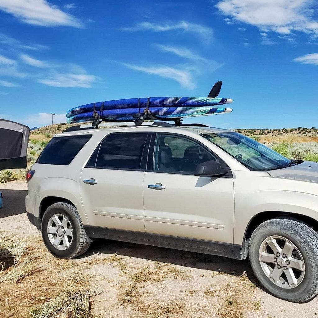 Lovinouse 2025 Upgraded 2 Pack Lockable Tie Down Strap, with 3 Stainless Steel Cables, for Lashing Locking Kayak, Bike, Surfboard, 10 Feet Each