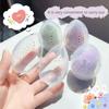 1pz Scatola Porta Spugnetta Cosmetica da Viaggio Nuova Portatile Rosa e Bianca a Forma di Uovo Scatola di Plastica Spugnetta per Cipria Organizer Cosmetico