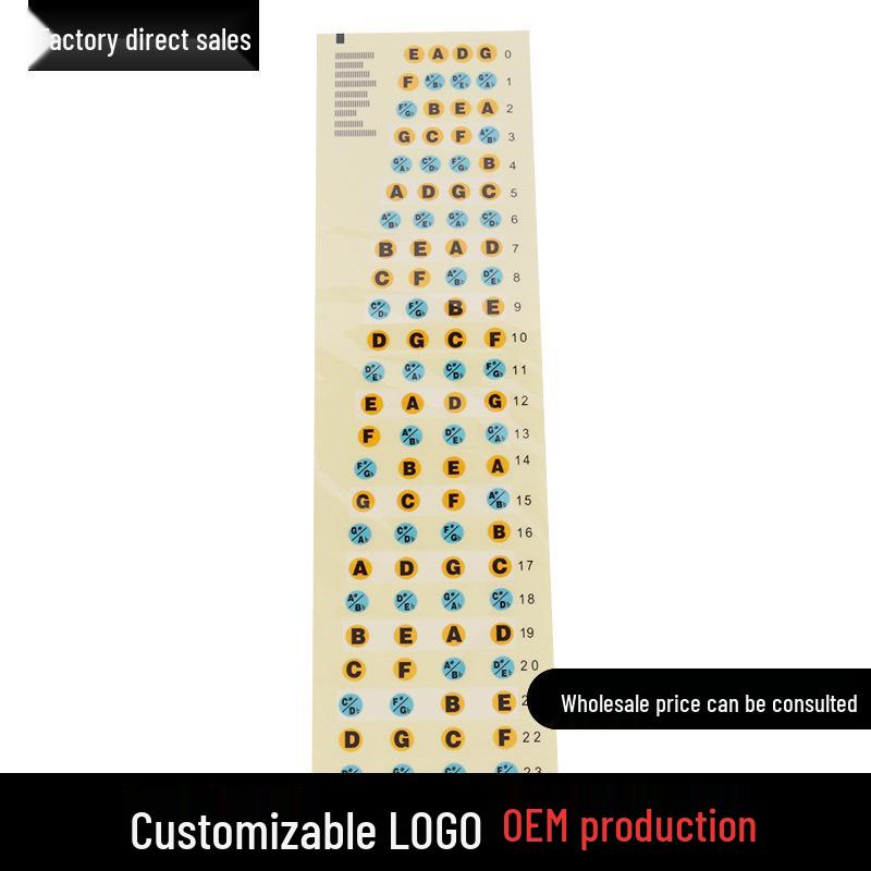 

4-String Bass Fingerboard Position Markers Stickers
