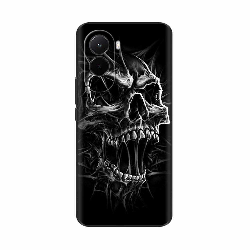 For Xiaomi Poco M7 4G Case Painting Floral Soft Silicone Protective Bumper Cover For Xiaomi Pcoc M7 Pocom7 4G Cases Capa Fundas
