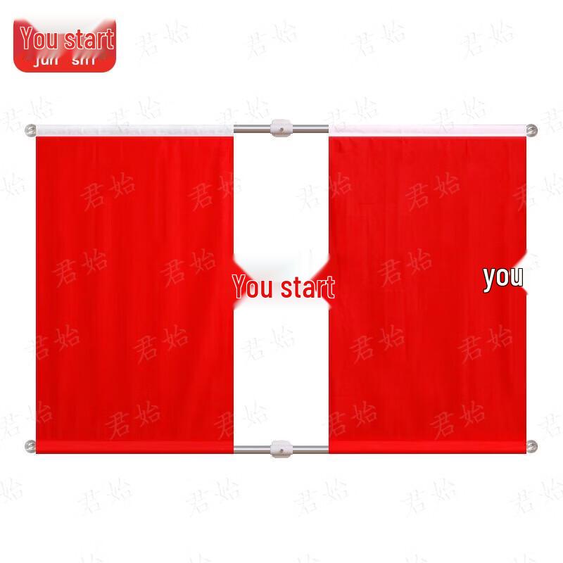 I-Shaped Stainless Steel Flagpole with Chinese National Flag