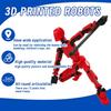 (Assembly Completed) Titan13 Action Figure,4PCS Action Figures,Titan13 Action Figure 3D Printed Robot Multi-Jointed Movable,Desktop Decorations for