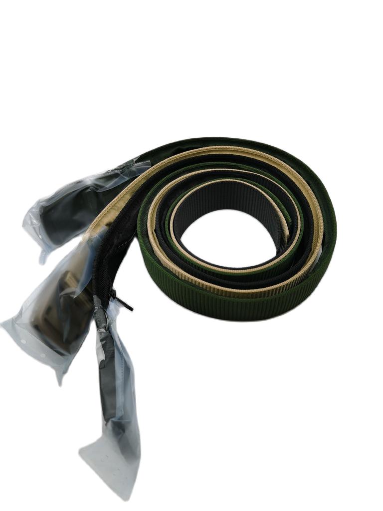 Xulai B3 3.2*120cm Width Nylon Belt With Mony Collection Zipper With Plastic Buckle