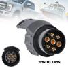 Conector Adaptador de Reboque 12V 7 Pinos para 13 Pinos Conversor Elétrico para Caravana