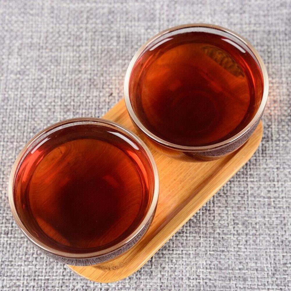 Yunnan Menghai Ripe Pu-erh Tea Cake 357g Aged Flavor Brown