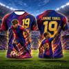 2026 New Special Edition No.19 Print Football Jersey T-shirt Summer Sports Training Tees Casual Kids Adult Tops