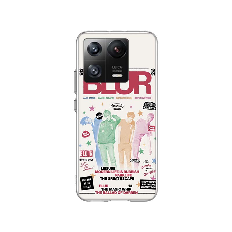 Blur Band Phone Case For Xiaomi Poco F7 Ultra X7 X6 M8 M7 M6 M4 M3 Pro X4 Mi 15 15T 14 14T 12T 12S 10T Pro 12 11 Lite Cover Coqu