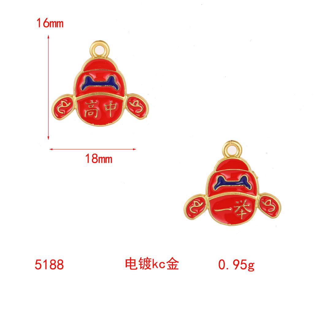 Ping An Ruyi Lucky Nafu Plate Pendant Pendant Diy Beaded Bracelet Accessories