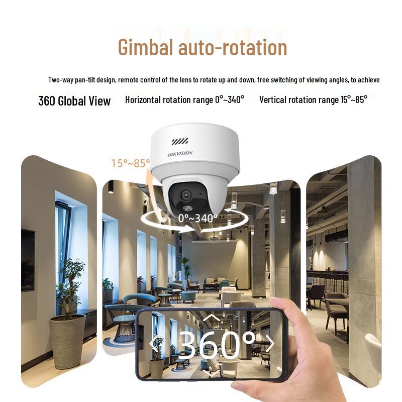 HIKVISION 4MP PoE NVR Security Camera System Kit CN plug (adapter included)