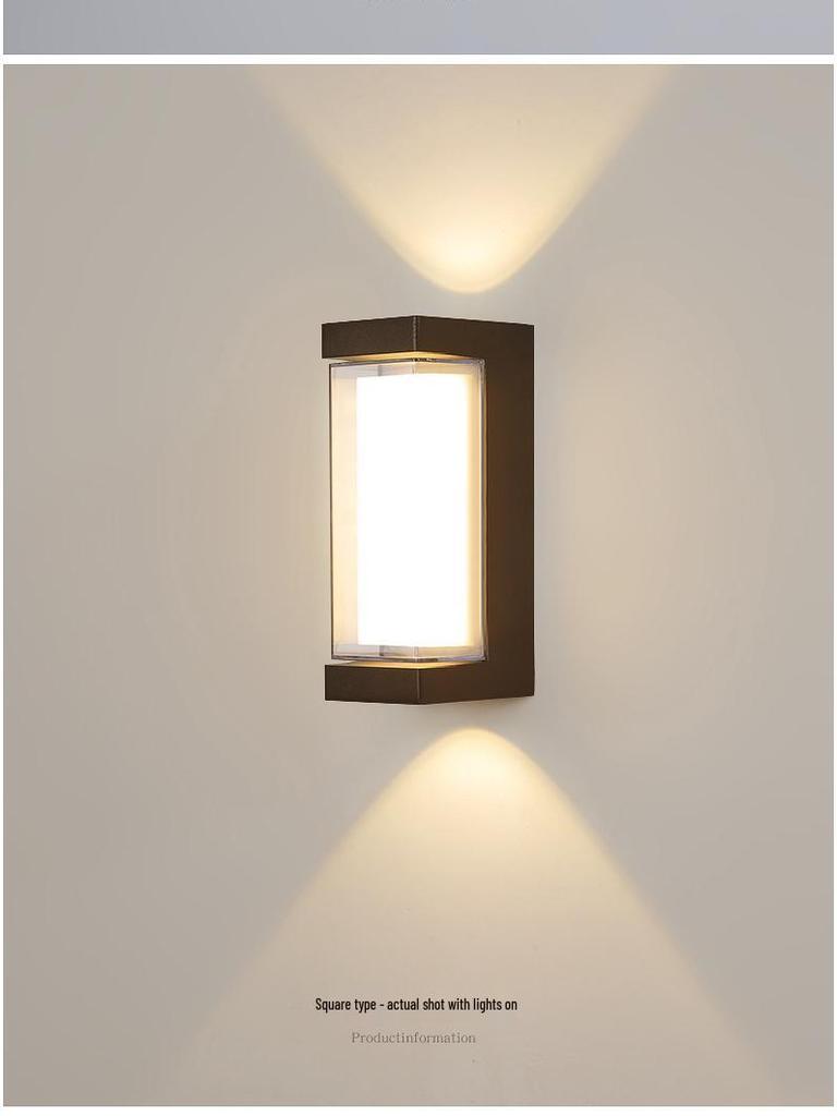 Wow Waterproof Modern Outdoor Wall Light for Courtyard & Villa Gates