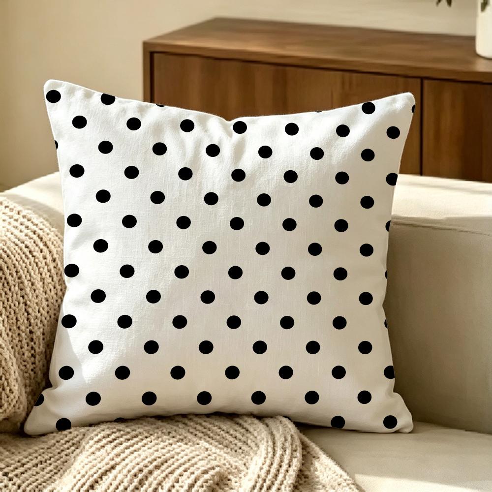 Graphic Polka Dot Cushion Cover Pillow Cover Nordic Minimalist Throw Doublesided Print Cushion Case For Sofa Bedroom Decor
