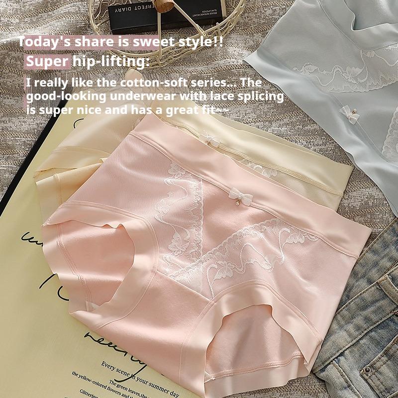 Xinjiang Cotton 7A Antibacterial Women's Pure Cotton Underwear Baby Cotton All-cotton Crotch Mid-waist Briefs