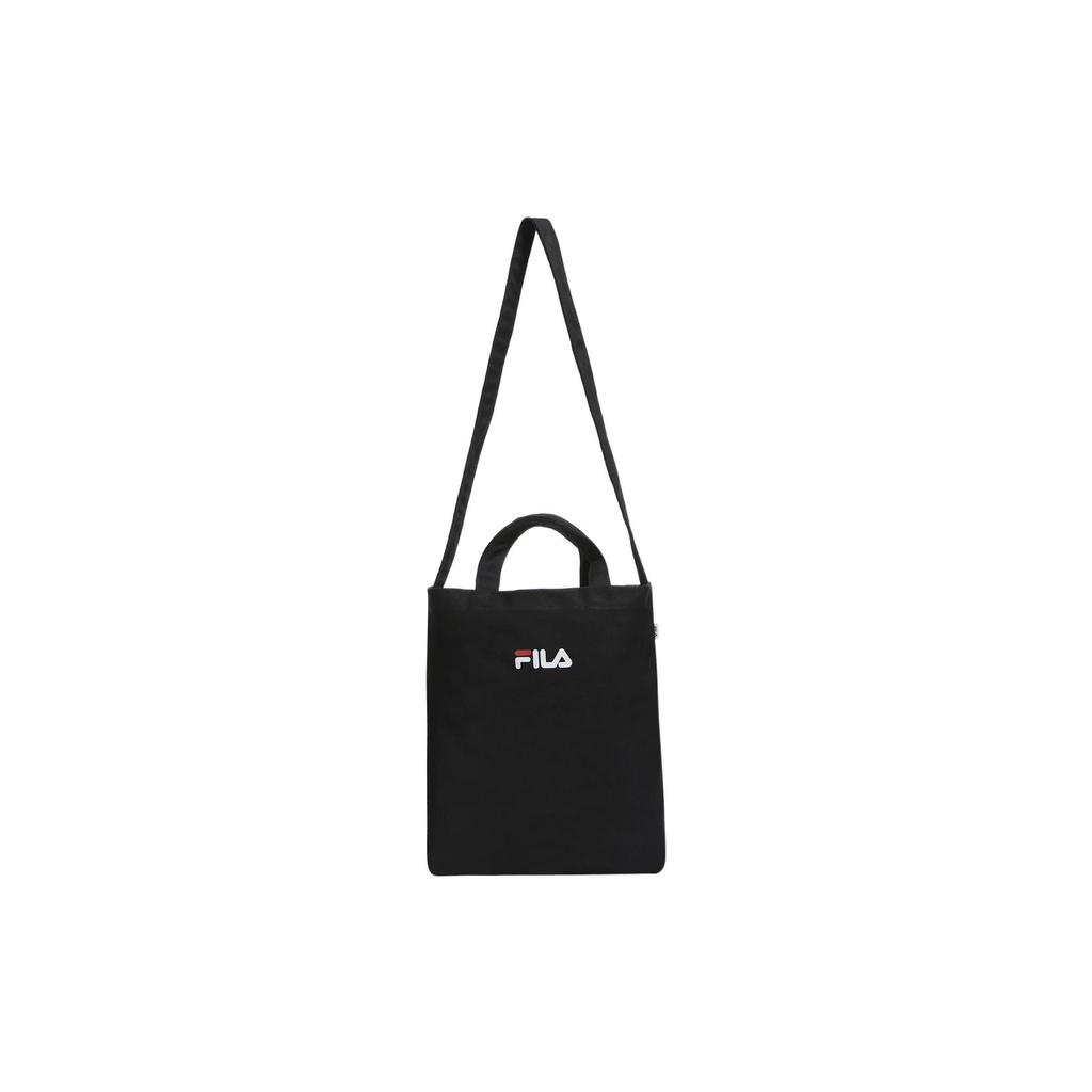 New FILA Eco Friendly Canvas Crossbody Bag, Canvas Bag, Shoulder Bag, Handbag Regular Unisex Black FS3BCB6372X-BLK