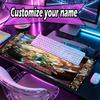 Custom Name Personalized The Legend of Zelda Pattern Mousepad, Laptop PC Desk Mat, Decorative Desk Mat for Home Keyboard Pad Gift
