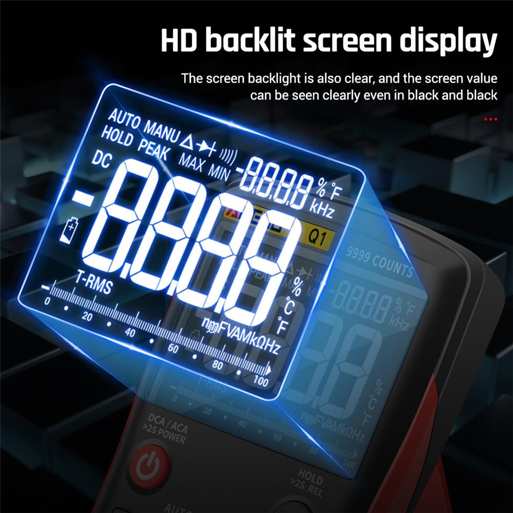 ANENG Q1 Digital Multimeter 9999 Analog Tester True RMS DIY Transistor Capacitor NCV Testers Lcr Meter Professional Multimetro
