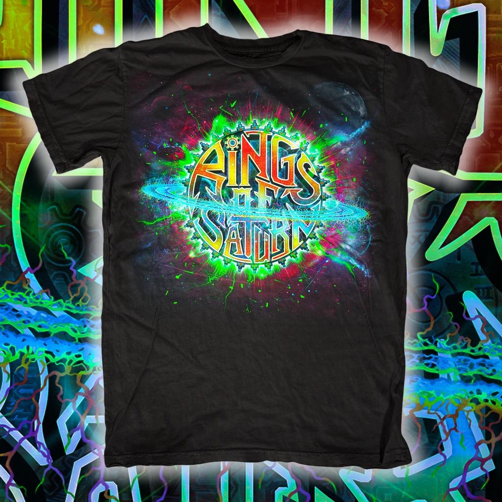 2026New Rings of Saturn Band Graphic Cotton T-shirt Unisex Summer Short Sleeve Fashion Brand Tee Luxury Casual Vintage Retro Top