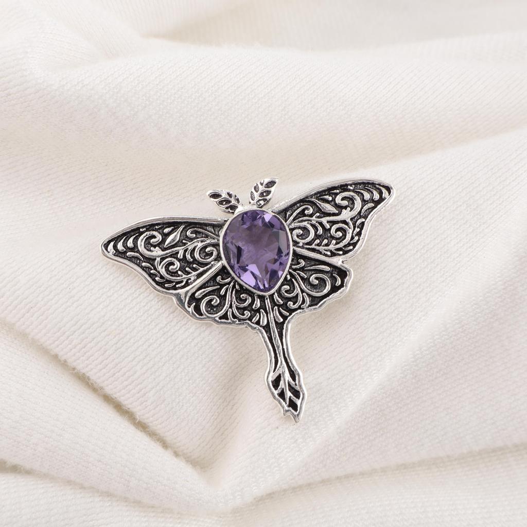 Iolite Pendant, 925 Solid Sterling Silver Pendant Handmade Gemstone Jewelry, Gifts For Wife Brand New Pendant