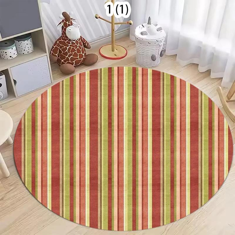 

Fruit Series Lime Round Doormat, Realistic Slice Non-Slip Entry Rug, Kitchen Bathroom Floor Mat Coffee Tables Carpet Floor Mats 80cm