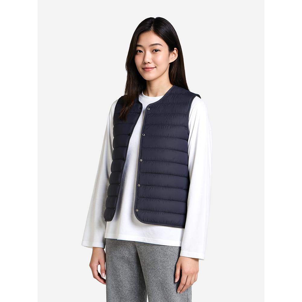 Daiso [coMMon] NyLon Padded Vest M L xL bLack